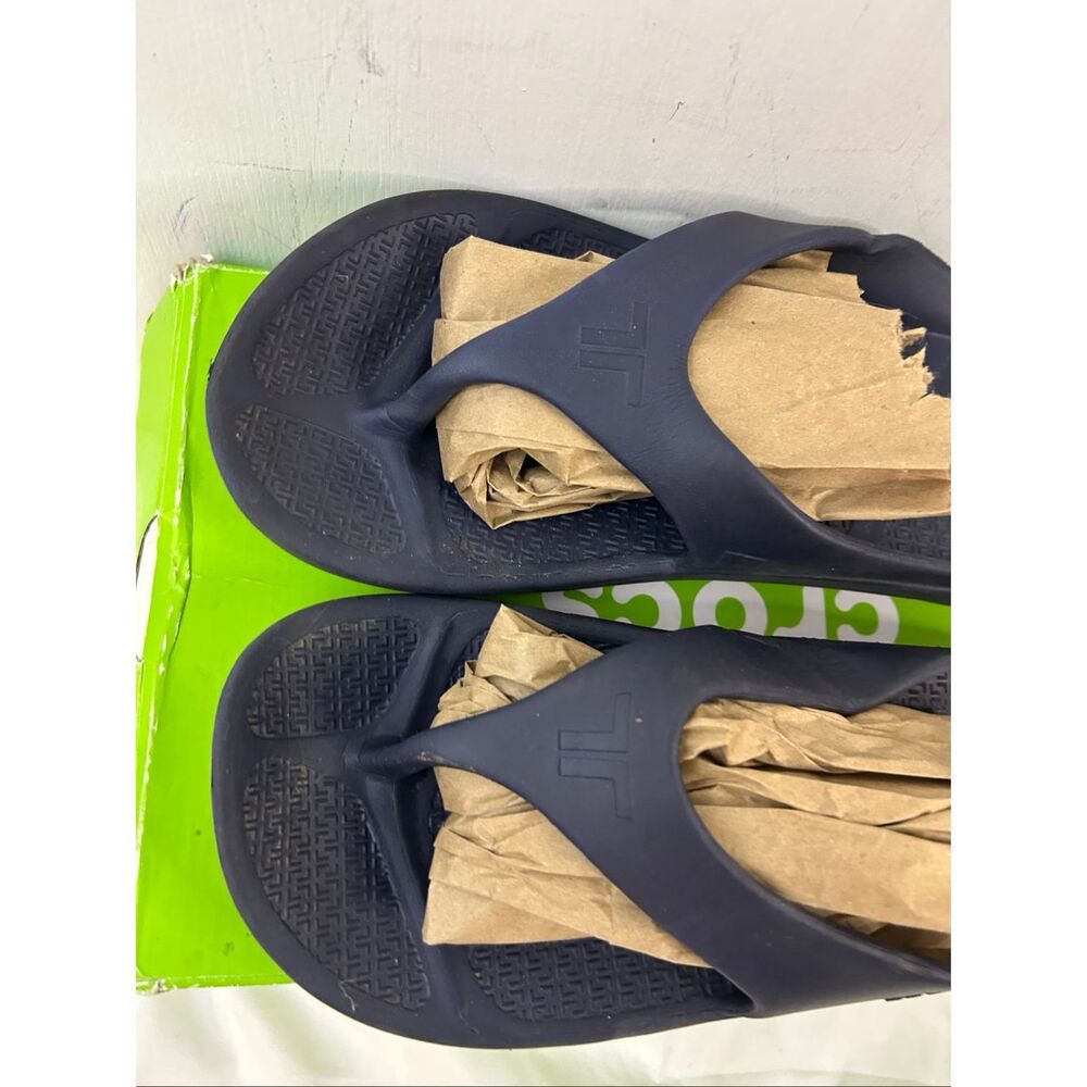 Telic Navy xl‎ W12 M11 Arch Support Recovery Shoes energy Flip Flop